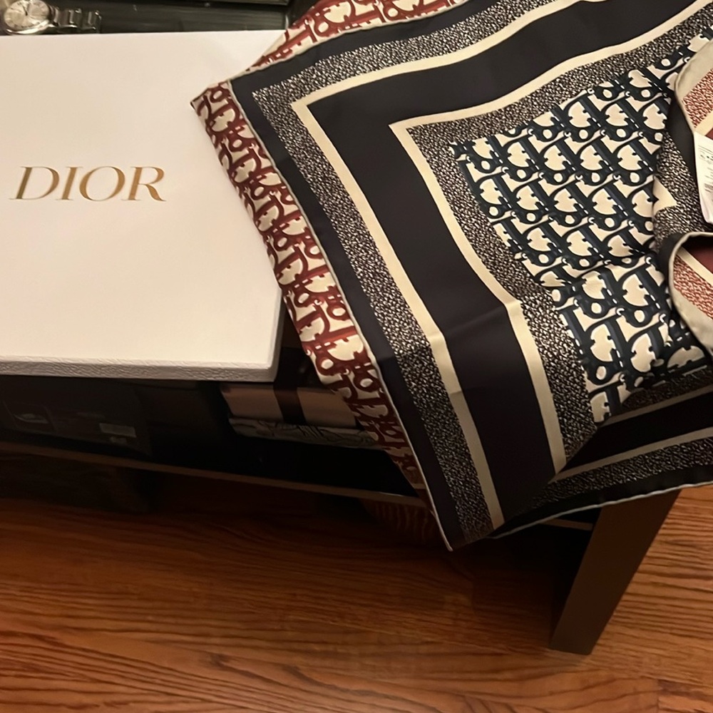 Dior handkerchief double sided made in Italy